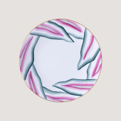 Marie Daage Verdure  Blue Céleste Custom Dinnerware