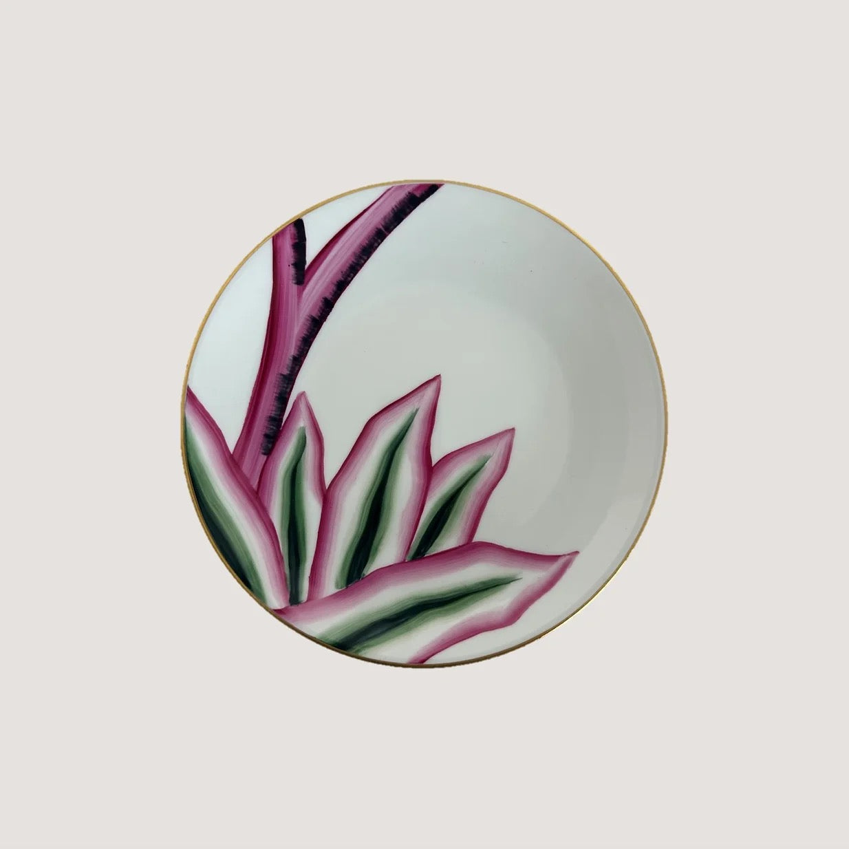 Marie Daage Verdure Ambre salad plate
