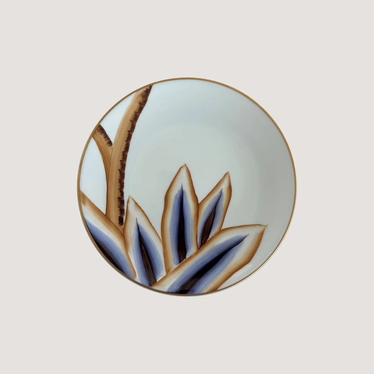 Marie Daage Verdure Ambre salad plate