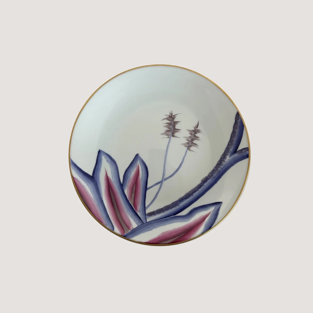 Marie Daage Verdure Ambre salad plate