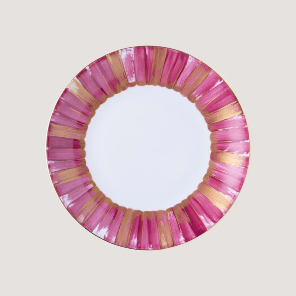 Marie Daage Panache Vert Cactus Dinner Plate
