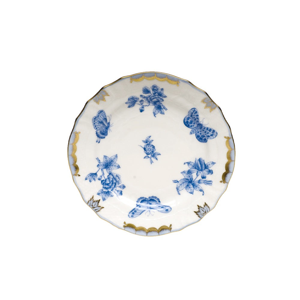 Herend Fortuna Blue Bread and Butter Plate