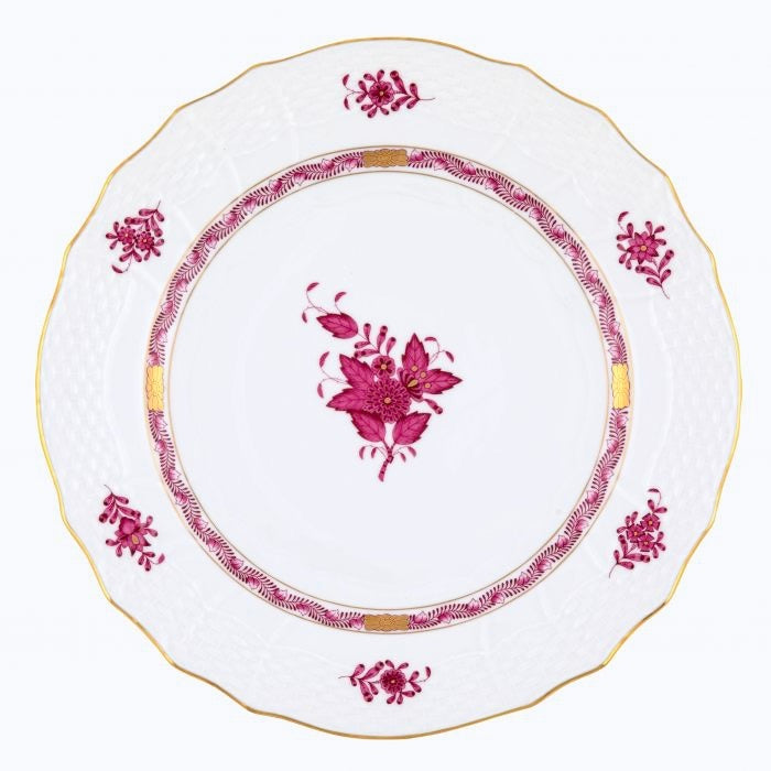 HEREND - Chinese Bouquet PinkService plate 28cm