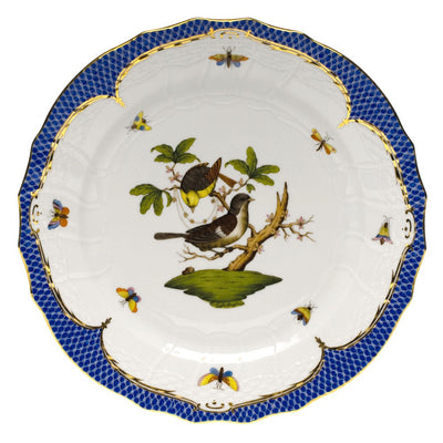 Herend Rothschild Bird Blue Service Plate