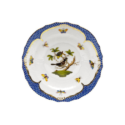 Herend Rothschild Bird Blue Salad Plate