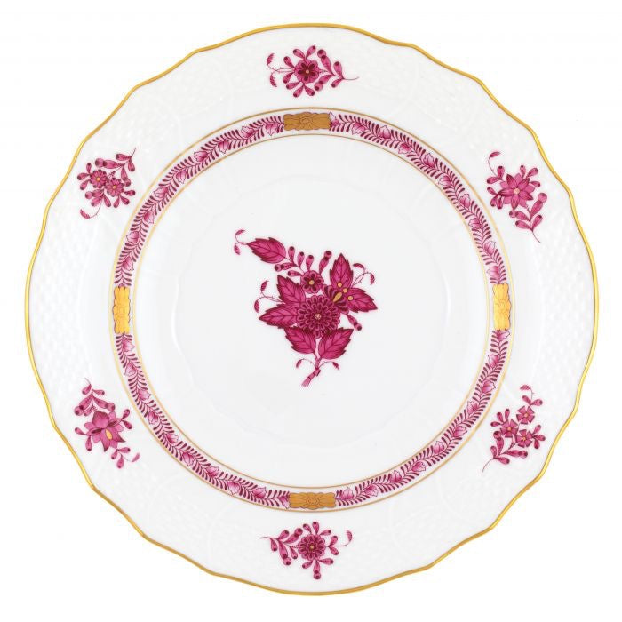 HEREND - Chinese Bouquet Rasberry Dinner plate 26 cm