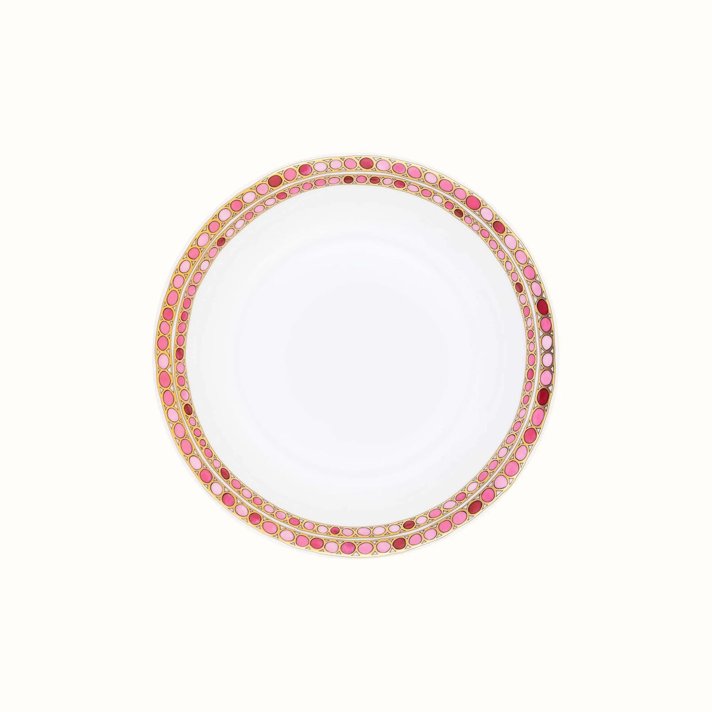 ROBERT HAVILAND & C. PARLON - Fuschia Coup soup plate