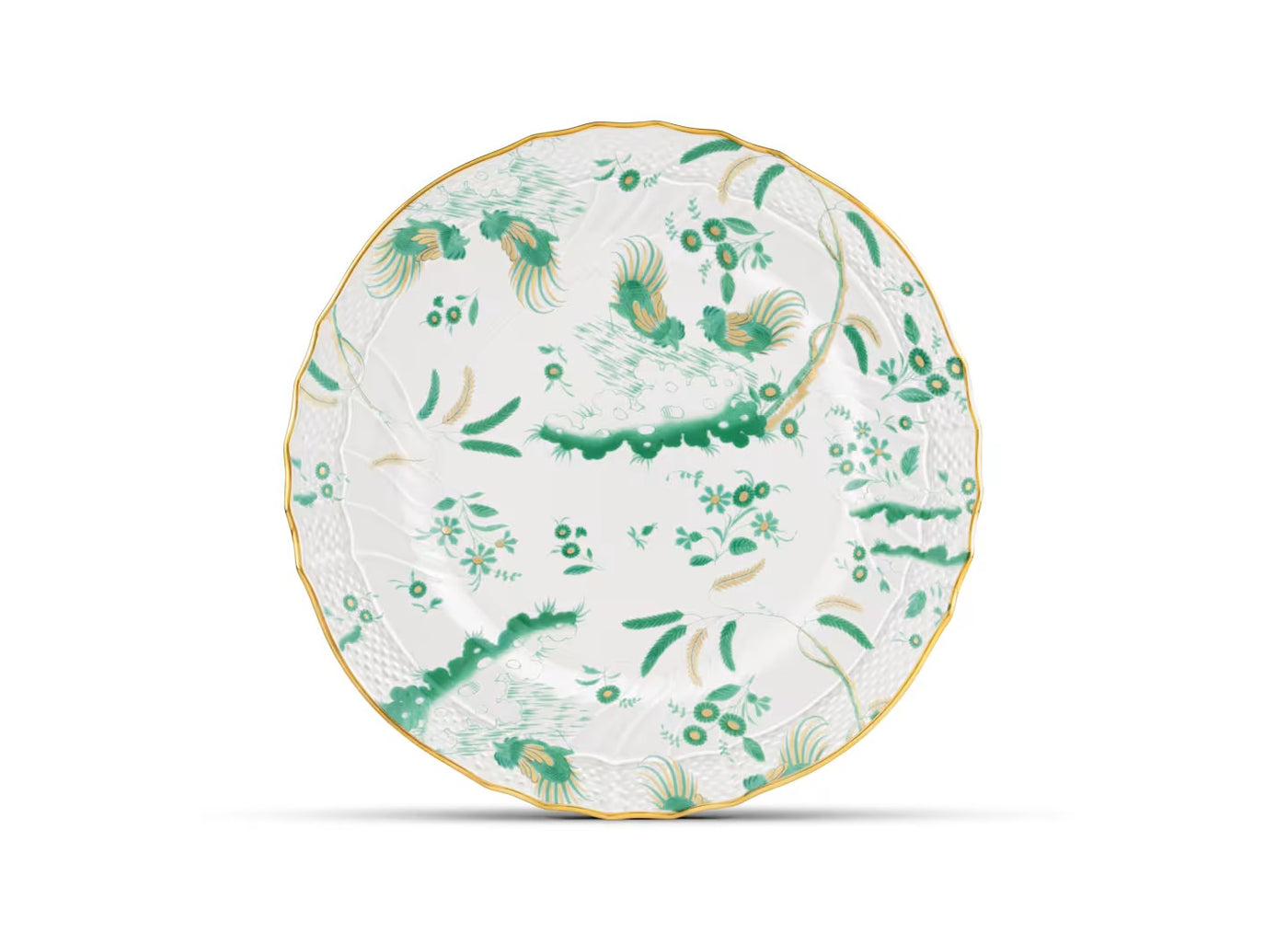 GINORI 1735 ORO DI DOCCIA MAGENTA DESSERT PLATE 21,5cm
