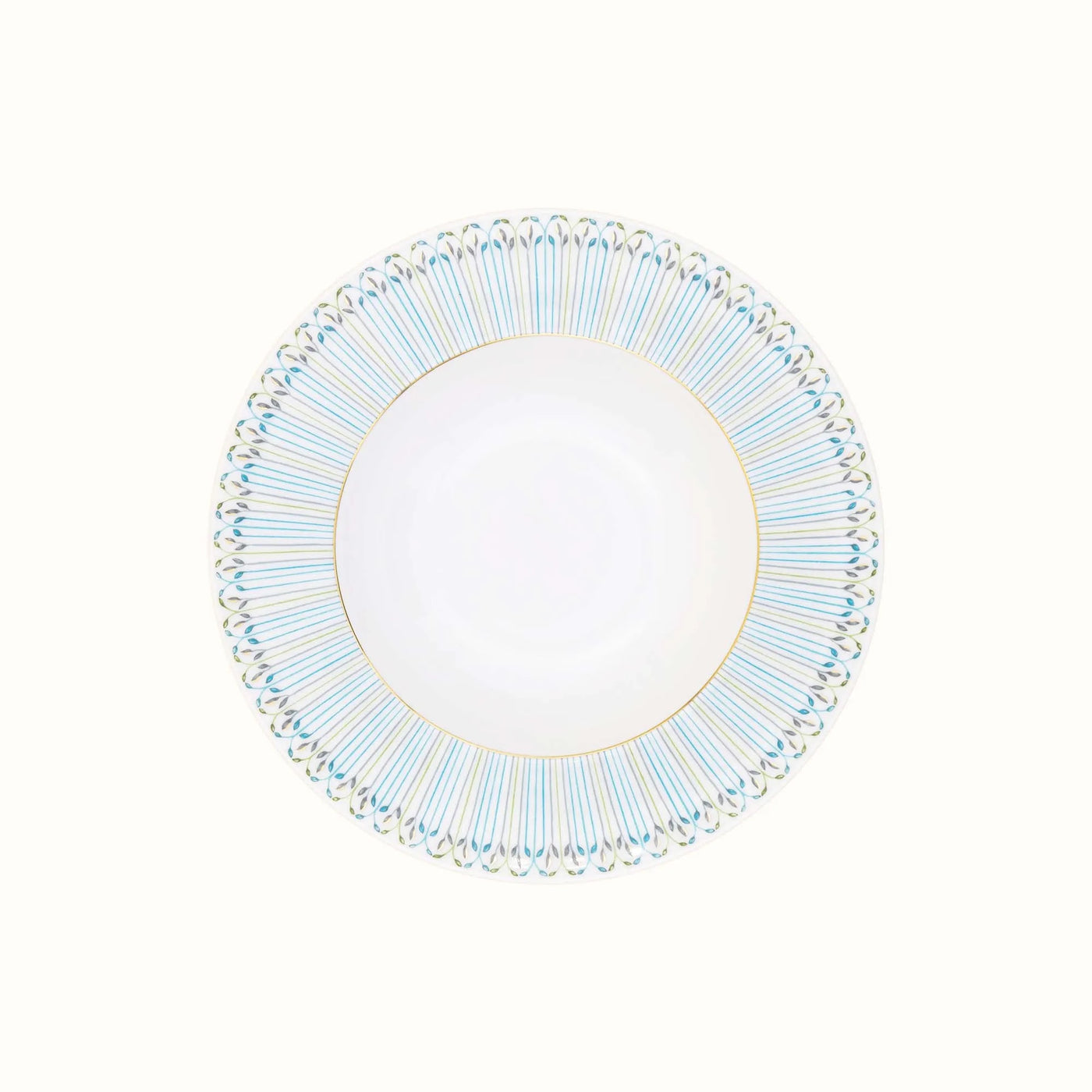 ROBERT HAVILAND & C. PARLON - Jardin de Louise Rim soup plate