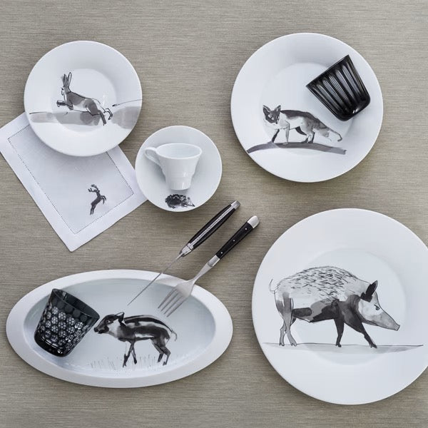 HERING BERLIN Piqueur hare  Cake/Bread Plate
