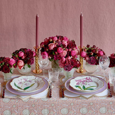 Alberto Pinto - Histoires d'Orchidées Set of 6 dessert plates