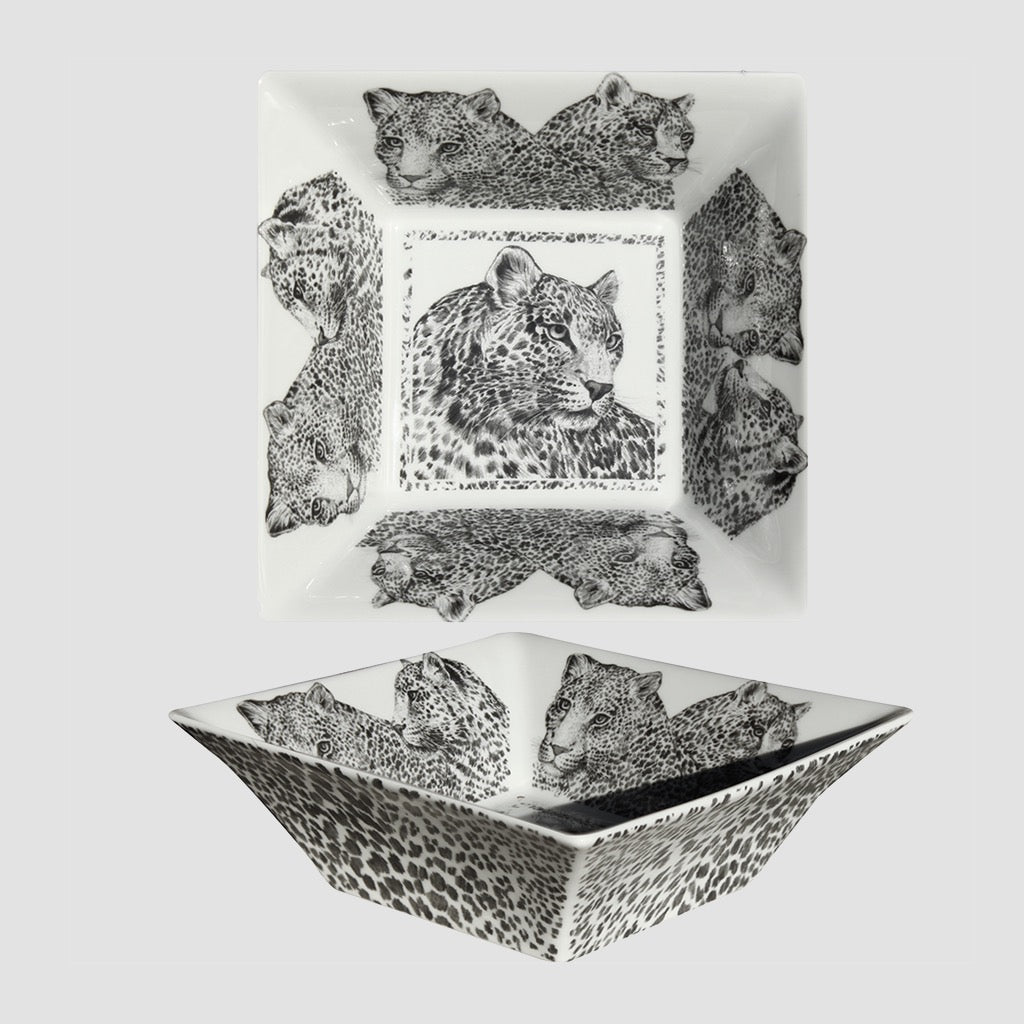Milano WILD SPIRIT Zebra Squared bowl