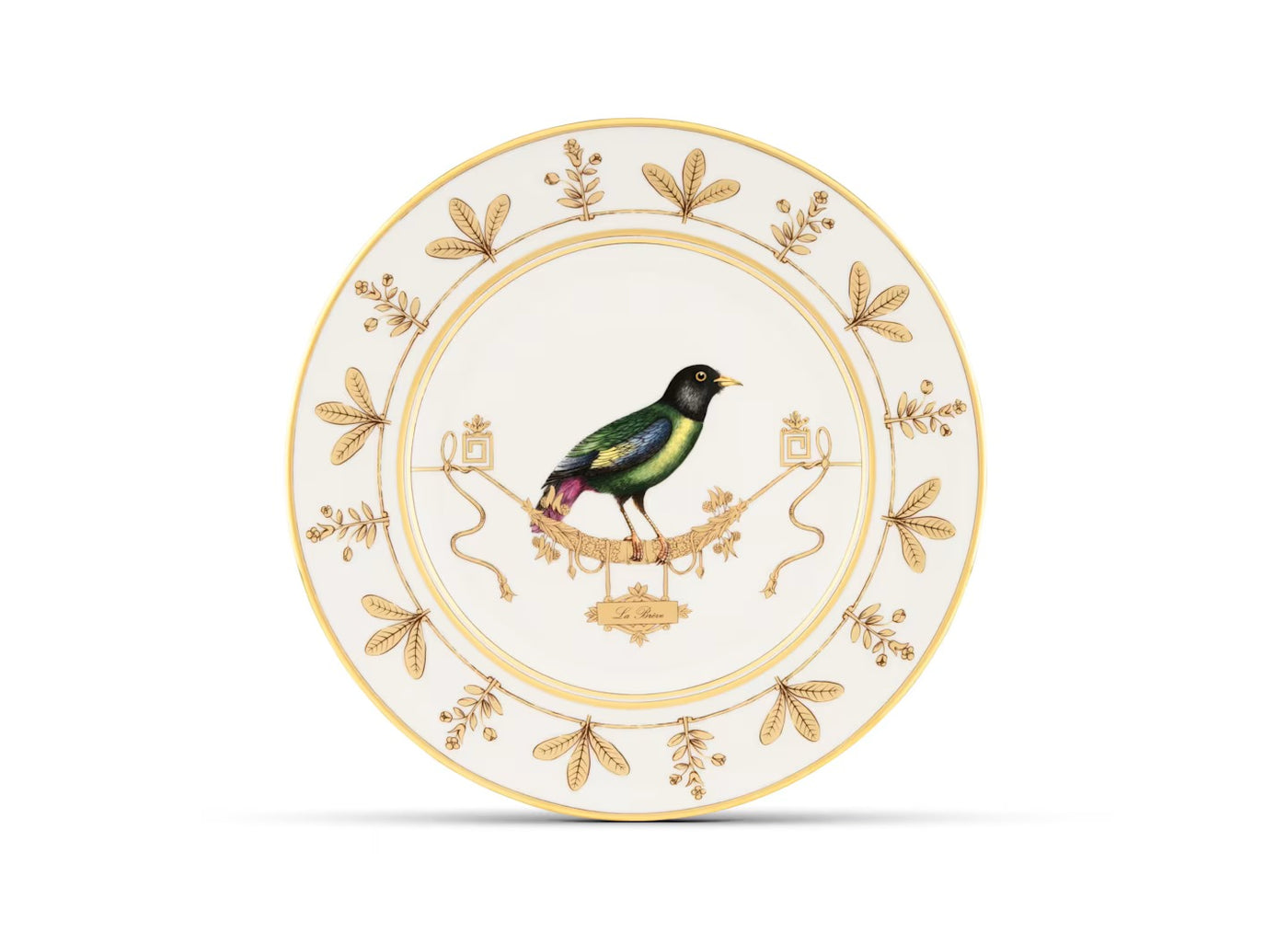 GINORI 1735 VOLIÈRE Collection LA BRÈVE Charger plate