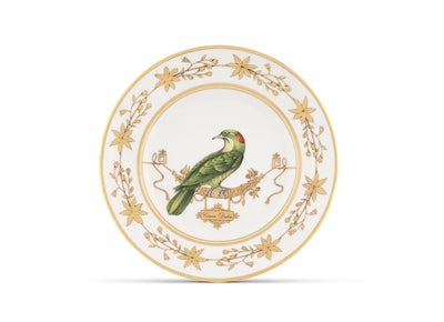 GINORI 1735 VOLIÈRE Collection GEAI flat plate