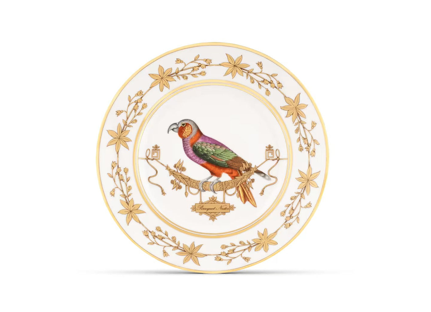 GINORI 1735 VOLIÈRE Collection GEAI flat plate