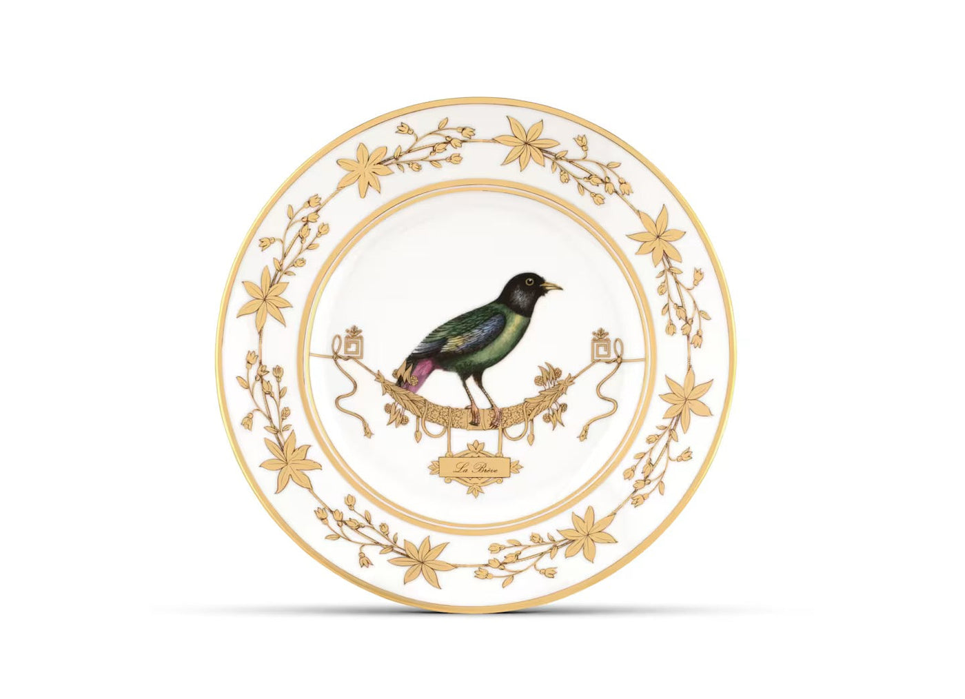 GINORI 1735 VOLIÈRE Collection GEAI flat plate