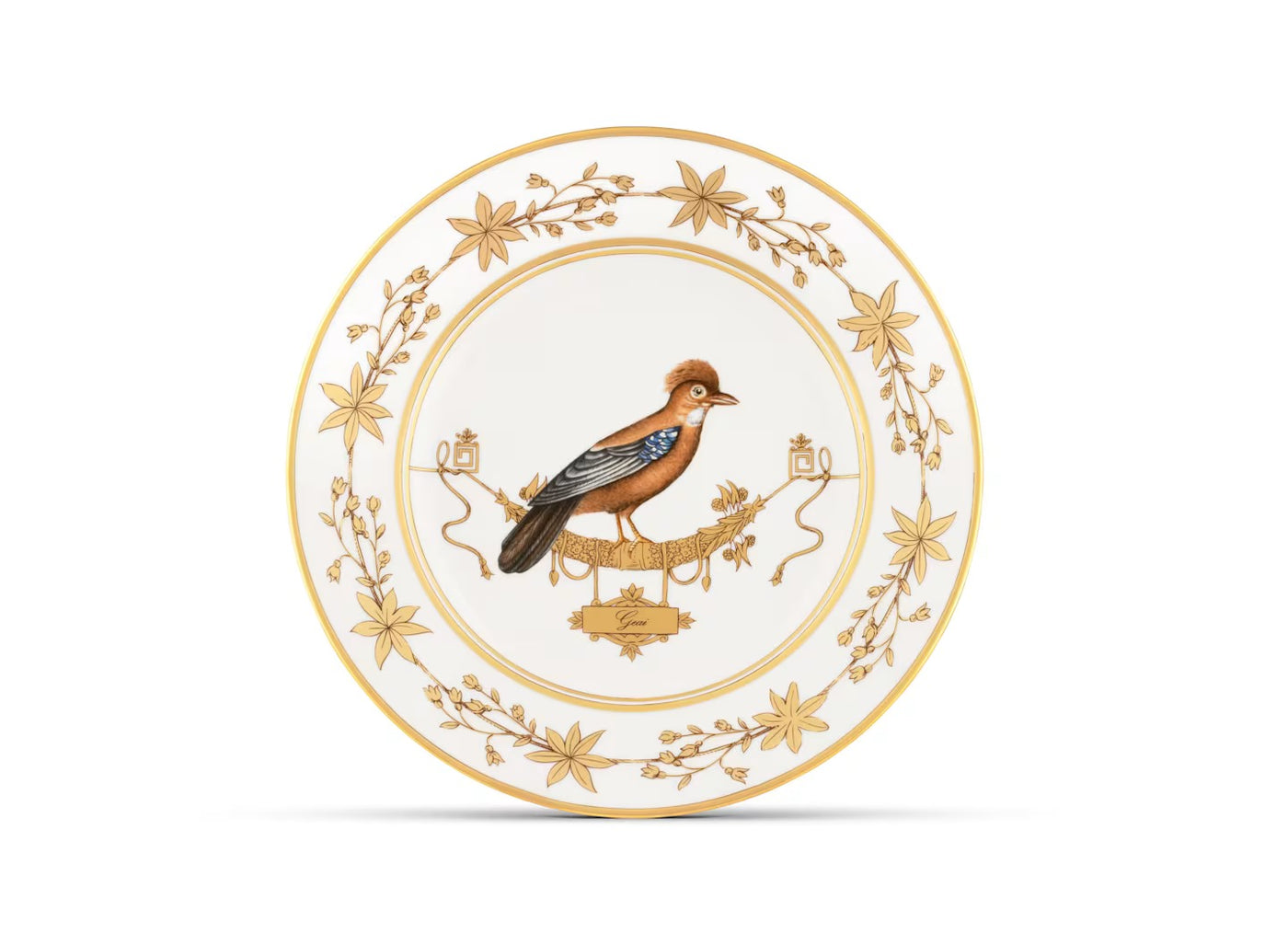 GINORI 1735 VOLIÈRE Collection GEAI flat plate