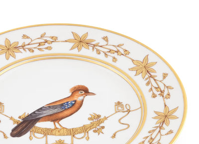 GINORI 1735 VOLIÈRE Collection GEAI flat plate