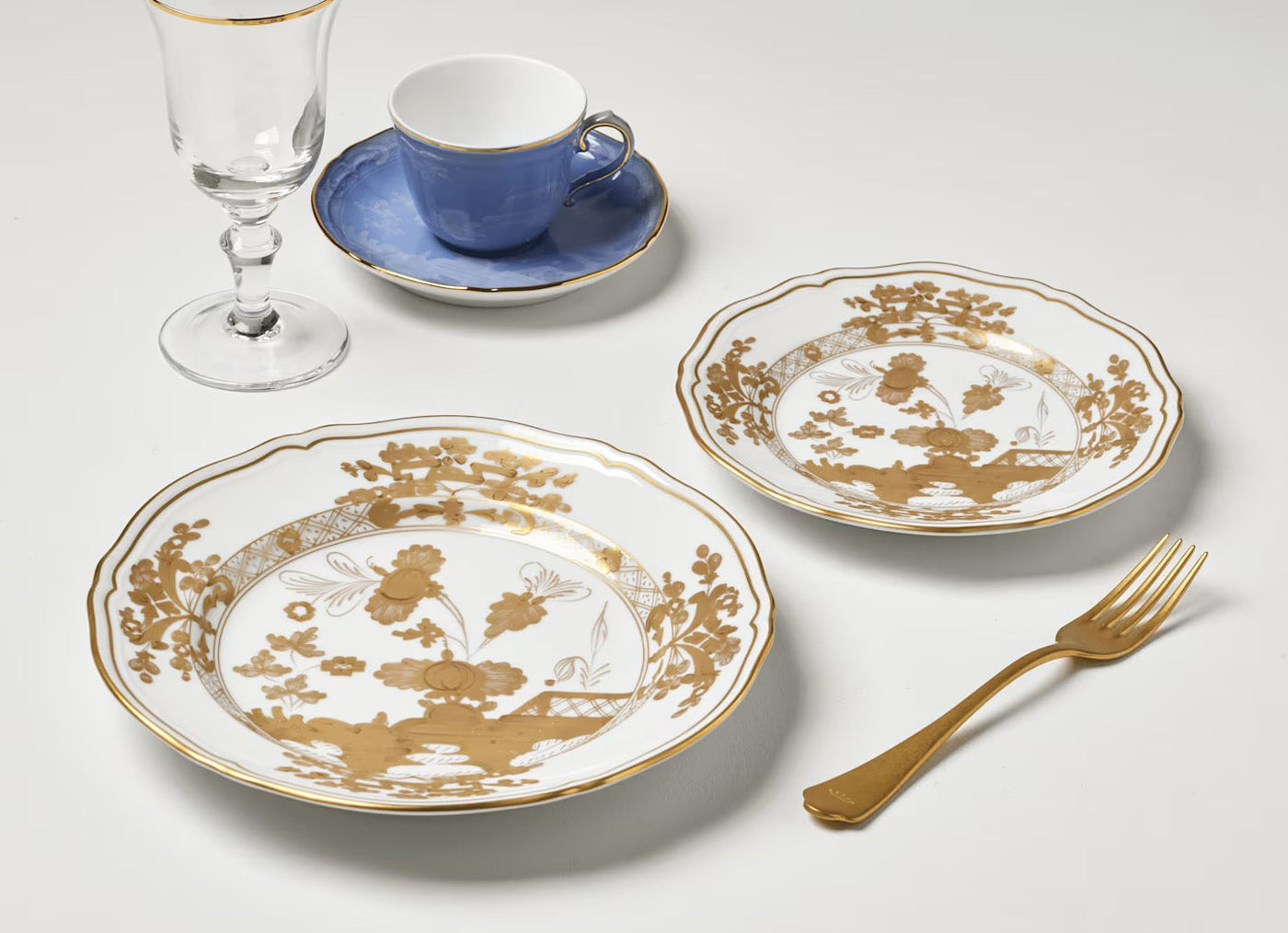 GINORI 1735 CITRINO ORIENTE ITALIANO set of 2 bread plates
