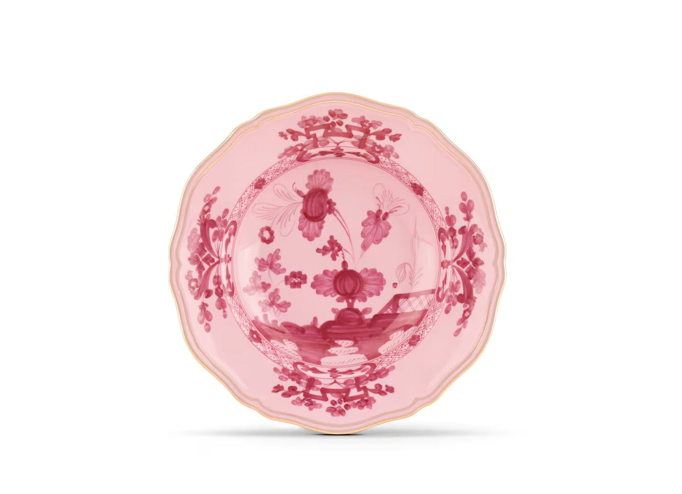 GINORI 1735 IRIS ORIENTE ITALIANO set of 2 soup plates