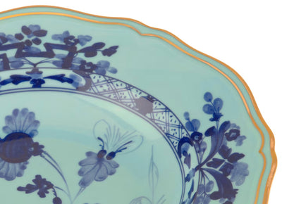 GINORI 1735 IRIS ORIENTE ITALIANO set of 2 flat plates