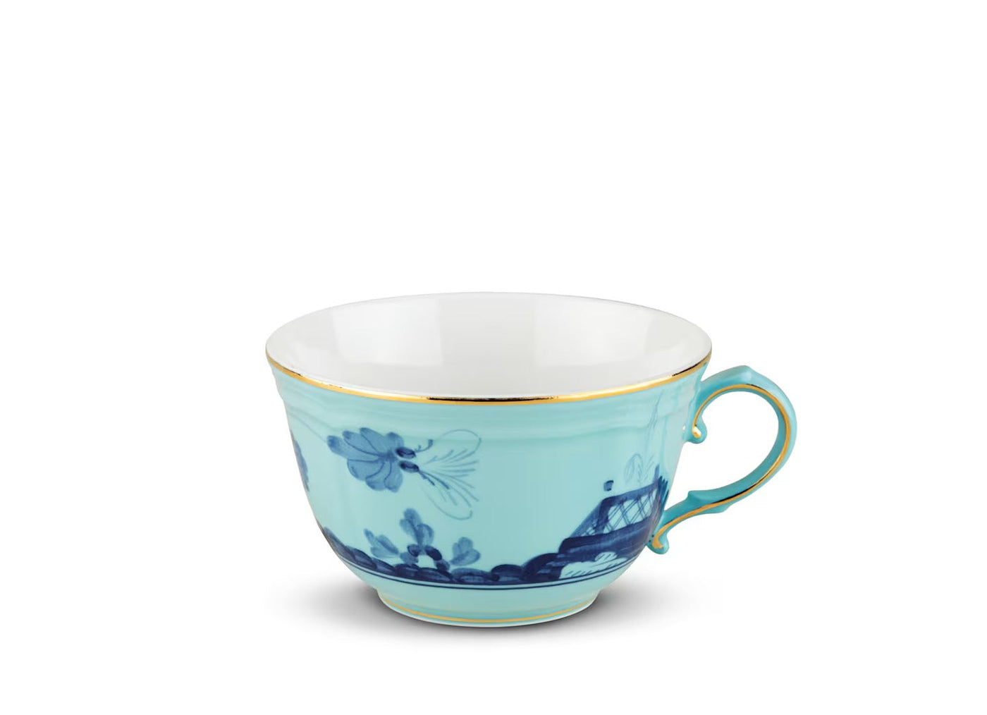 GINORI 1735 IRIS ORIENTE ITALIANO set of 2 tea cups