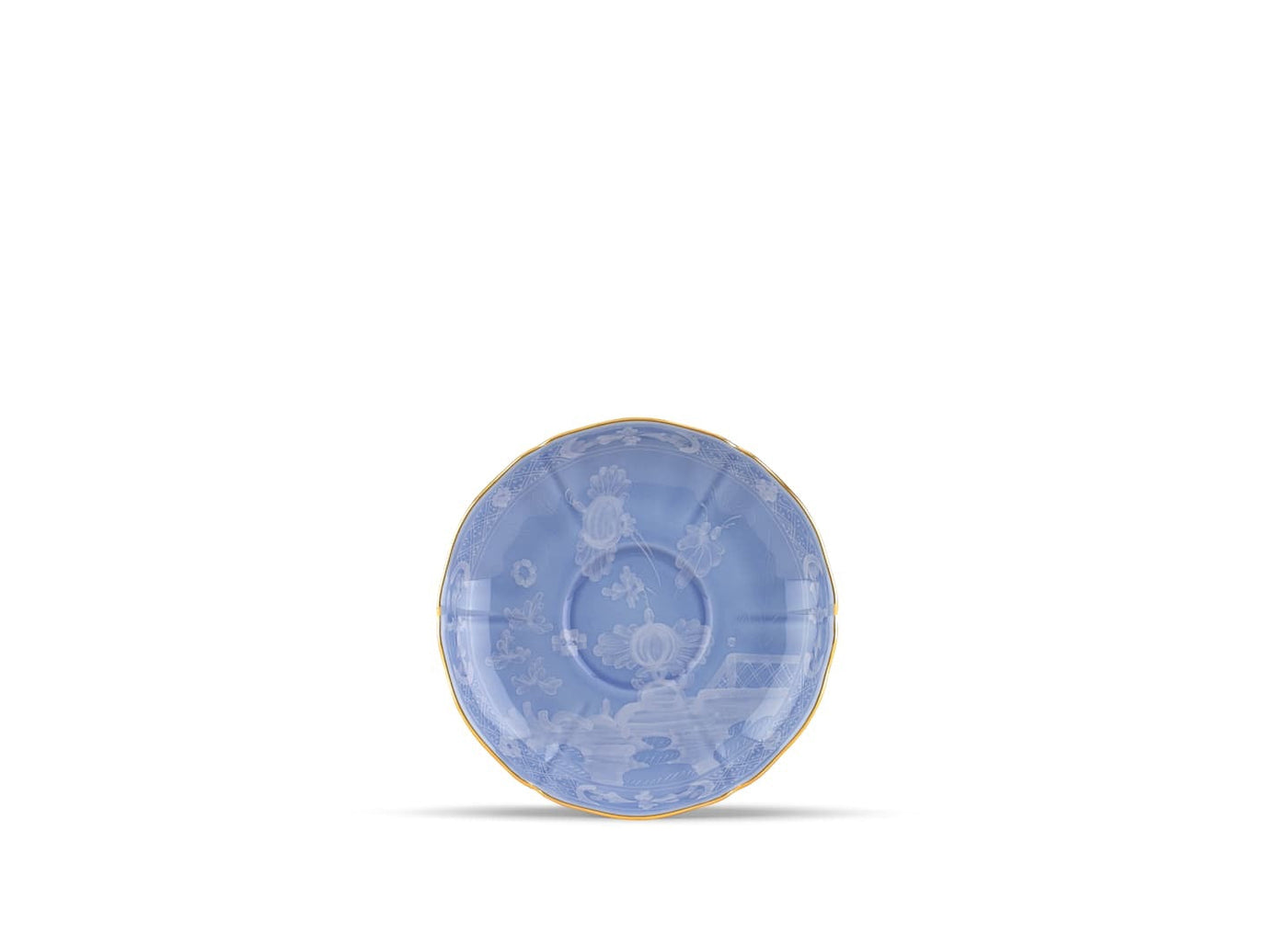 GINORI 1735 IRIS ORIENTE ITALIANO tea saucers set of 2
