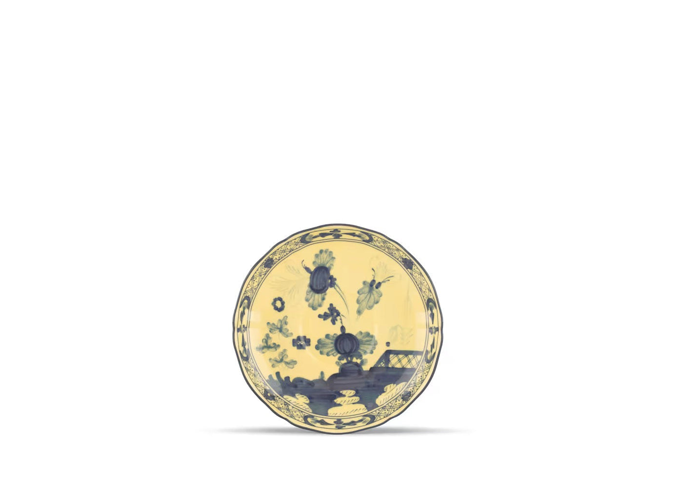 GINORI 1735 PORPORA ORIENTE ITALIANO tea saucers set of 2