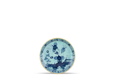 GINORI 1735 PORPORA ORIENTE ITALIANO tea saucers set of 2