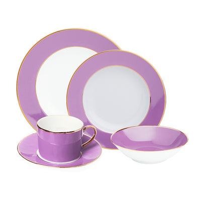 LEGLE Sous Le Soleil Lilac Dessert Plate