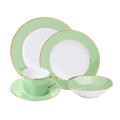 LEGLE Sous Le Soleil Lime Dessert Plate