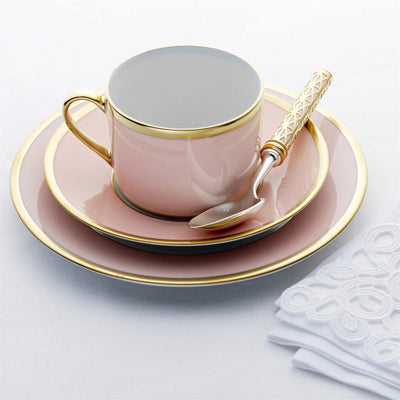 LEGLE Sous Le Soleil Rose Tea Cup & Saucer