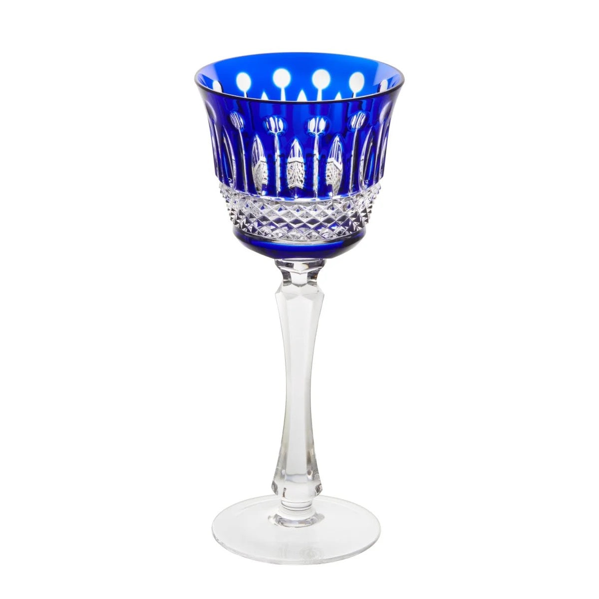ZURICH -Red Wine glass Blue
