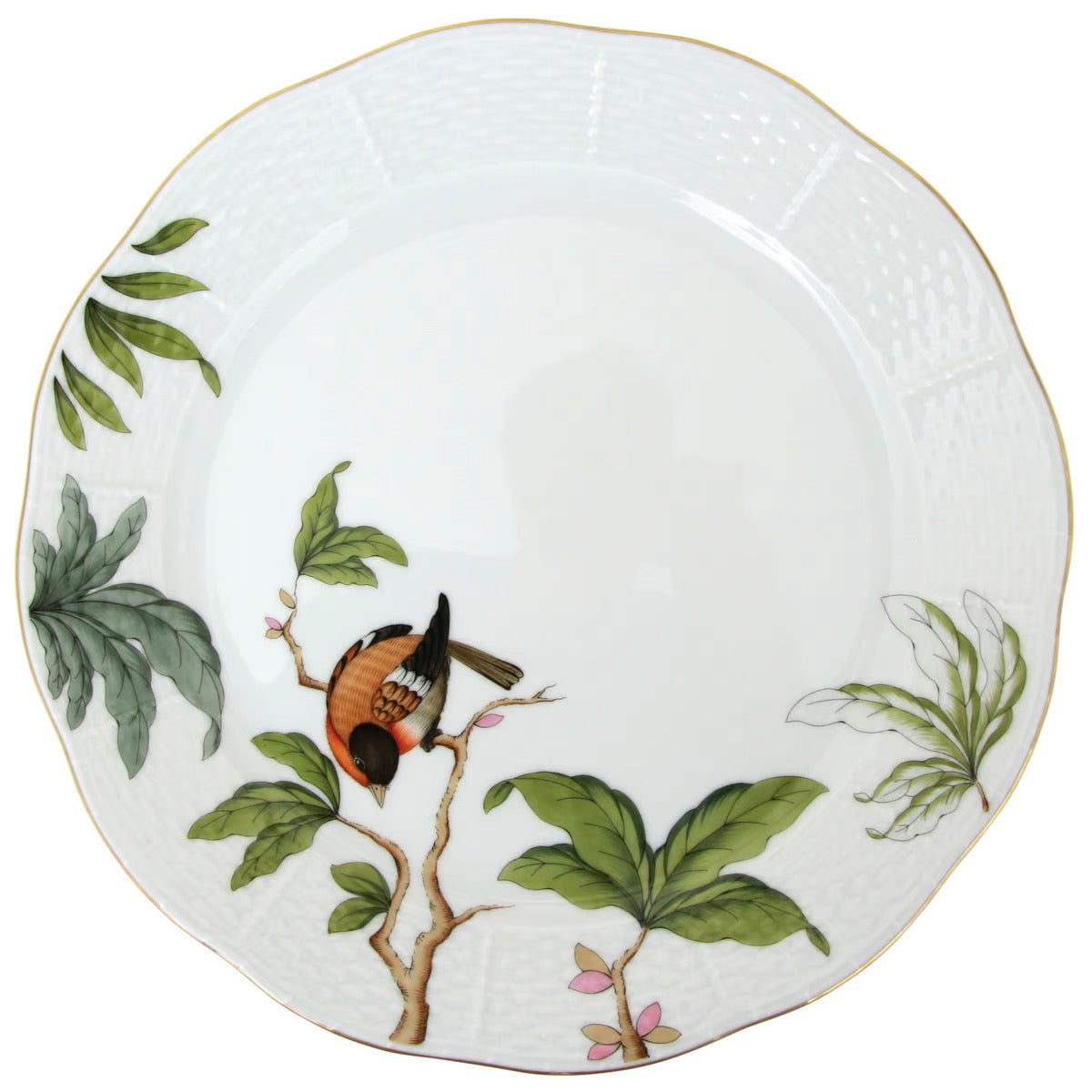 HEREND - Foret  Bird 5 Dinner plate