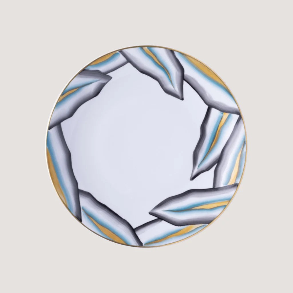 Marie Daage Verdure  Blue Céleste Custom Dinnerware