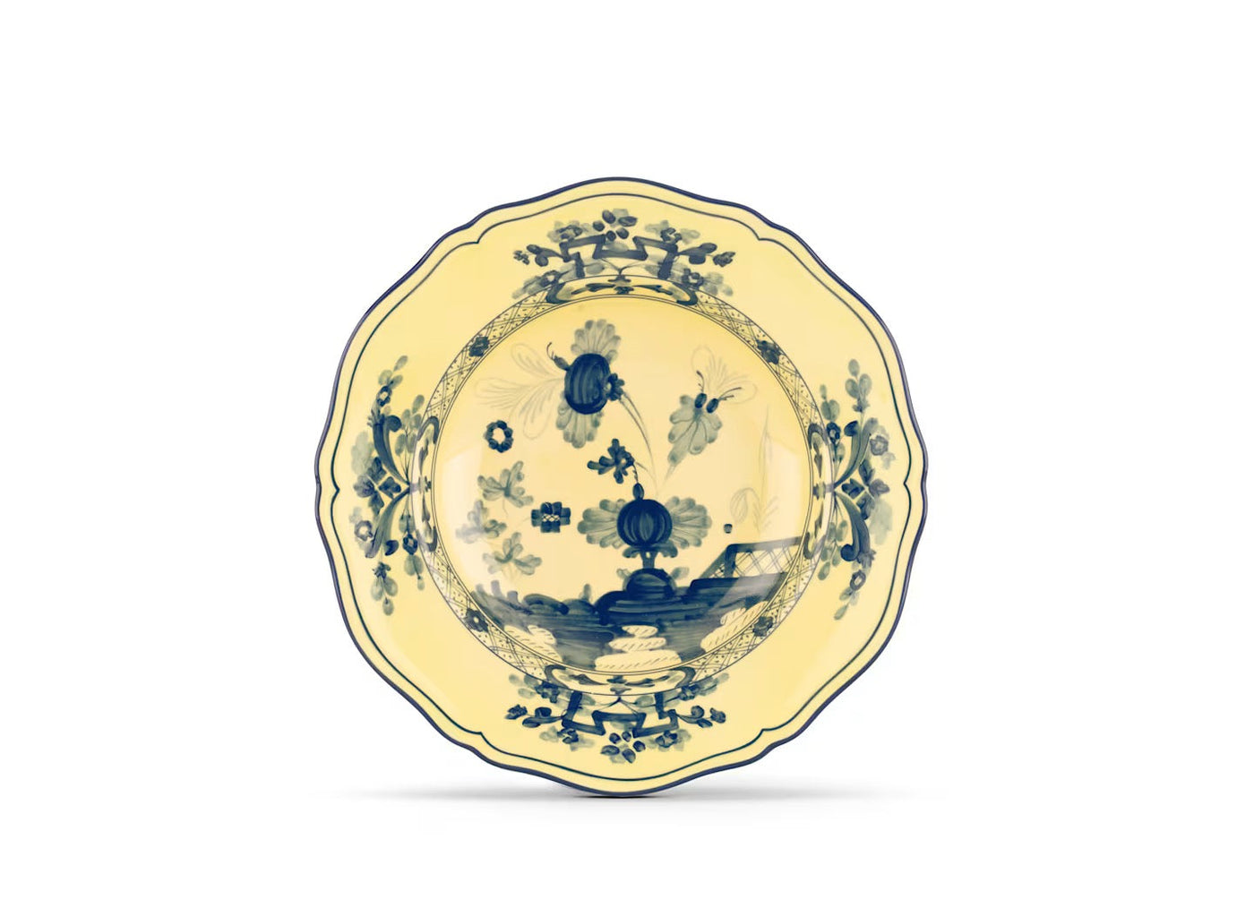 GINORI 1735 IRIS ORIENTE ITALIANO set of 2 soup plates