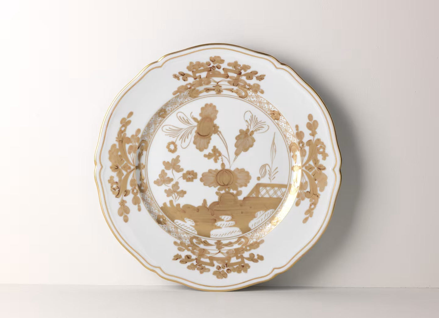 GINORI 1735 PERVINCA ORIENTE ITALIANO set of 2 flat plates