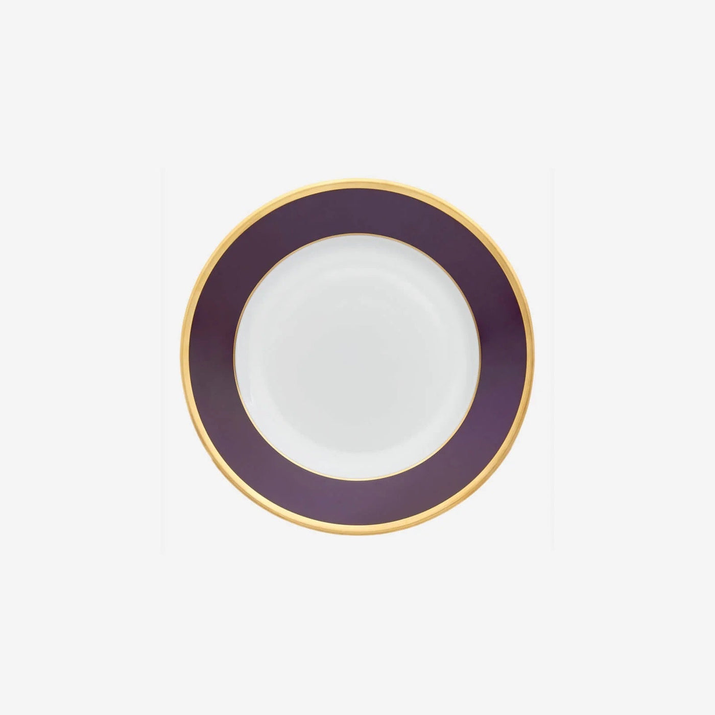 LEGLE Sous Le Soleil Aubergine Dinner Plate