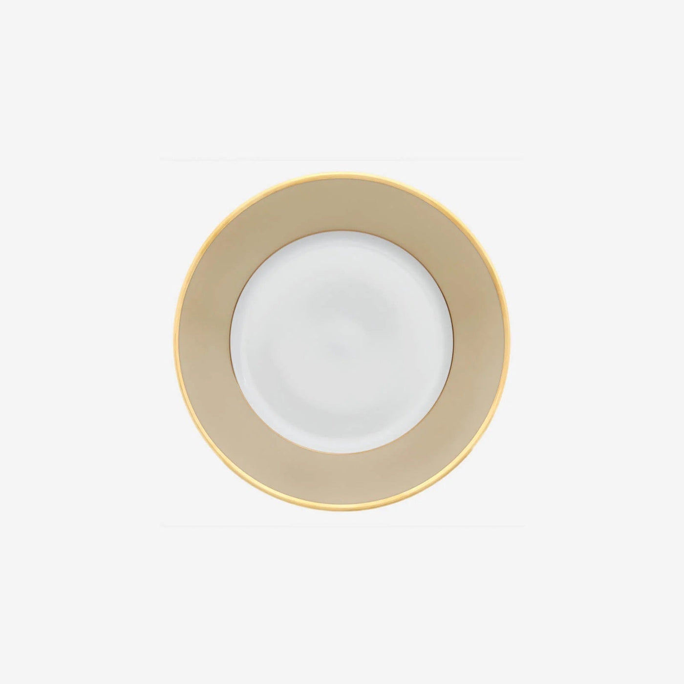 LEGLE Sous Le Soleil Pale Yellow Dinner Plate