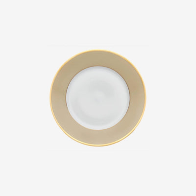 LEGLE Sous Le Soleil Pale Yellow Dinner Plate