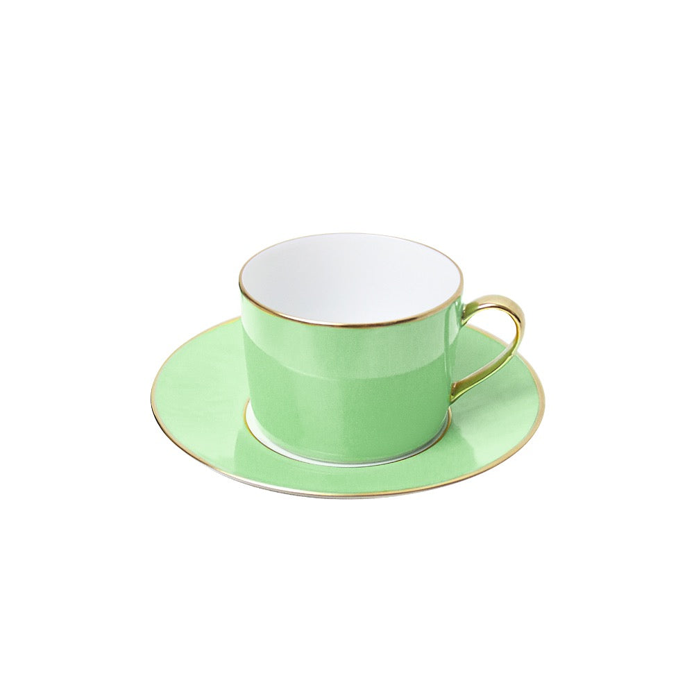 LEGLE Sous Le Soleil Ice Blue Tea Cup & Saucer