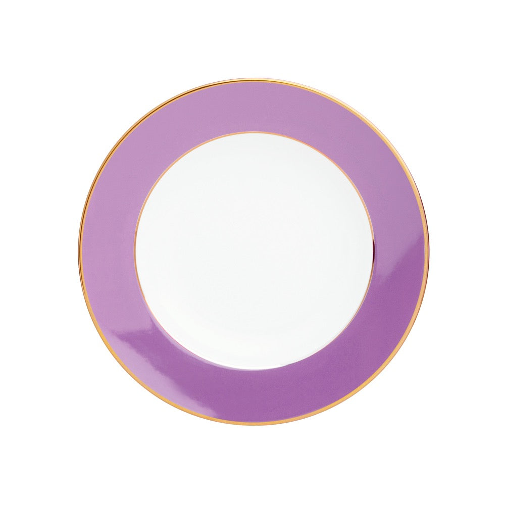 LEGLE Sous Le Soleil Lilac Dessert Plate