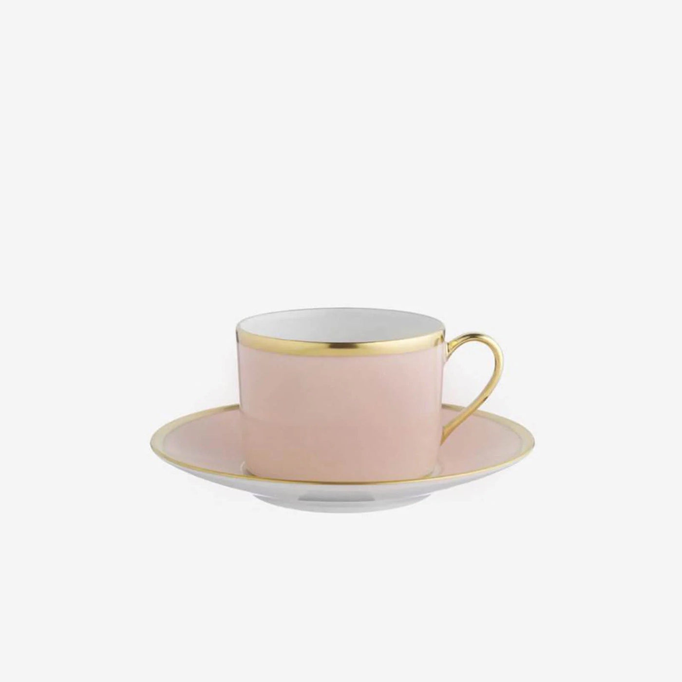 LEGLE Sous Le Soleil Pale Yellow Tea Cup & Saucer