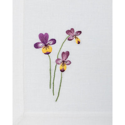 Gayle Warwick Victoria - Fritillary  linen napkin