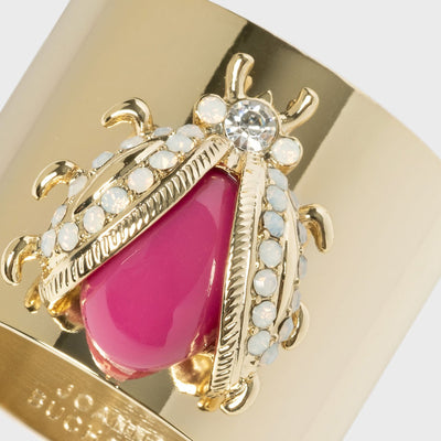 Joanna Buchanan - Ladybug napkin rings, pink, set of two