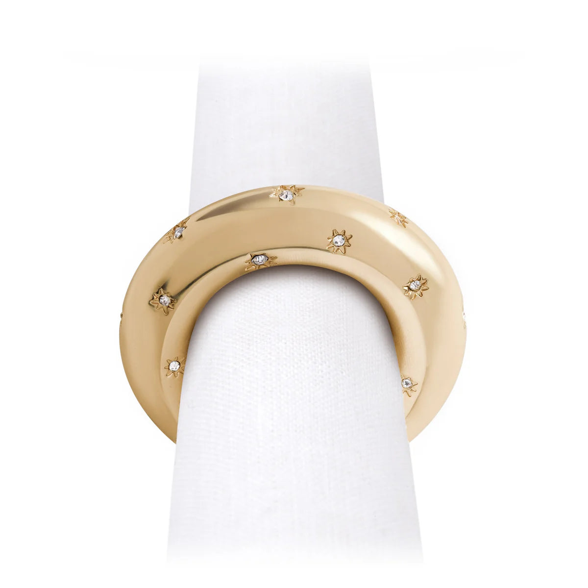 L'Objet - Stars Napkin Jewels (set of 4) Gold