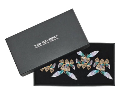 Flutter Napkin Rings, Set of 4 in a Gift Box