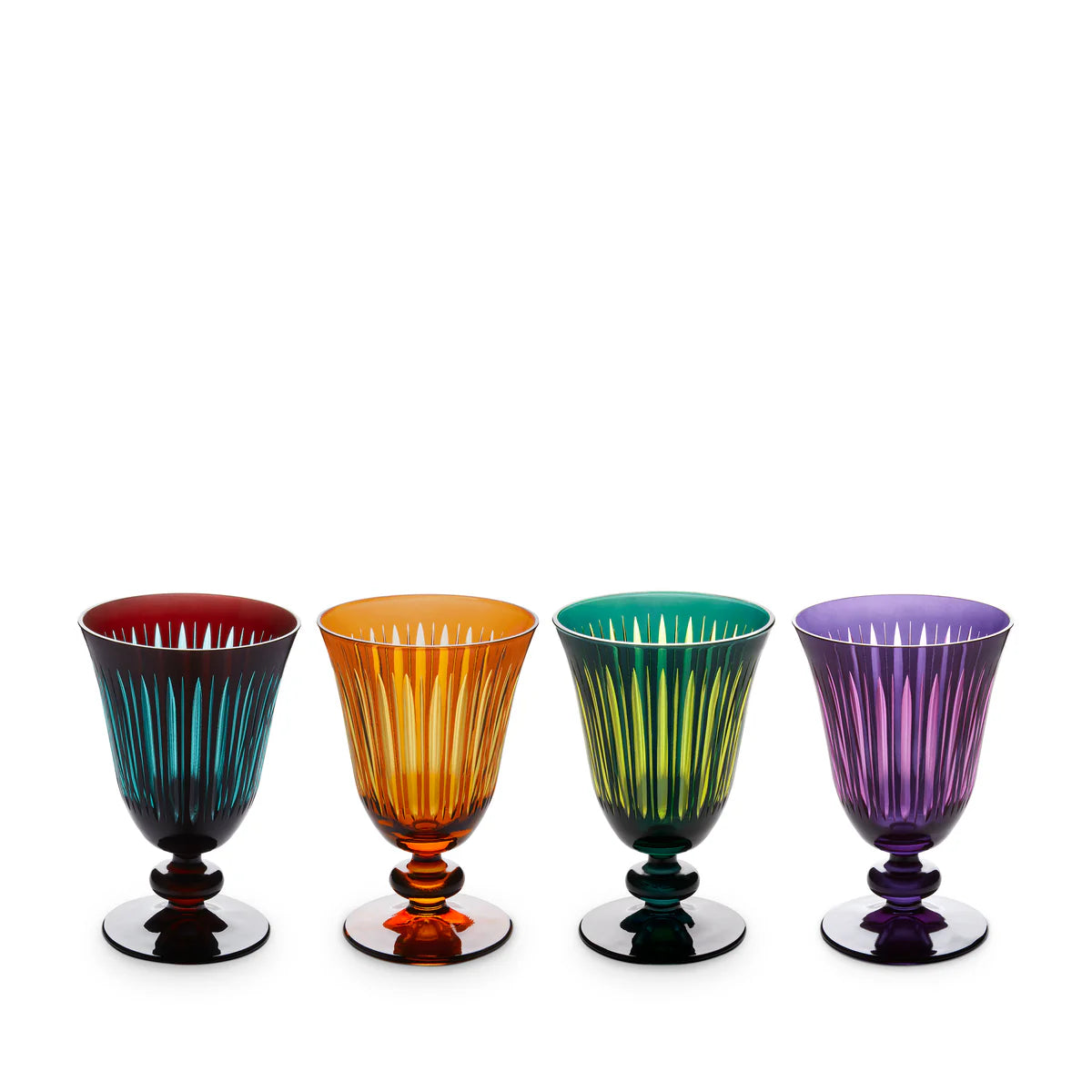 L'Objet - Prism Wine Glasses - Assorted (Set of 4)