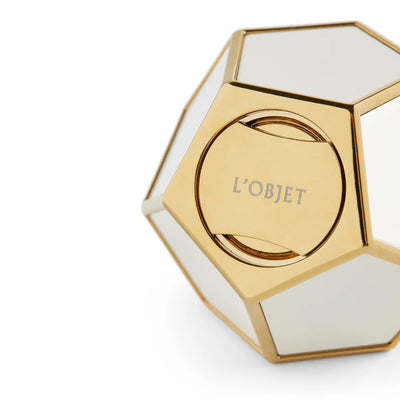 L'Objet - Pentagon Spice Jewels (Set of 2) - White + Gold