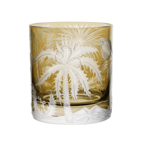 Primeval Palms Double Old Fashioned Clear